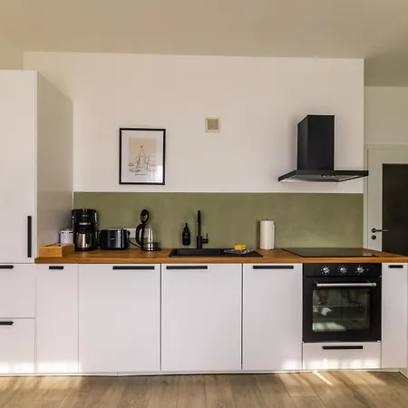 Апартаменты Design Elboase-zentral-parkplatz-waschmaschine-2 Separate Schlafplaetze *