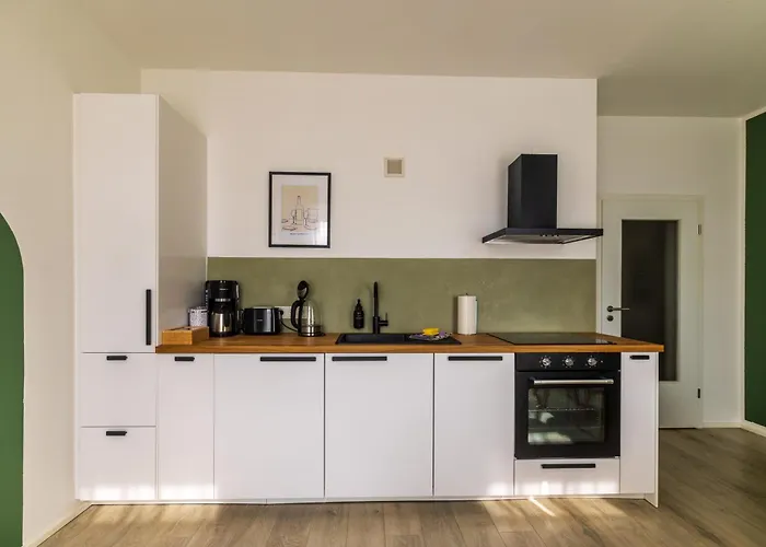 Apartmán Design Elboase-zentral-parkplatz-waschmaschine-2 Separate Schlafplaetze *