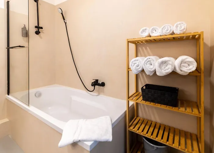 Apartmán Design Elboase-zentral-parkplatz-waschmaschine-2 Separate Schlafplaetze